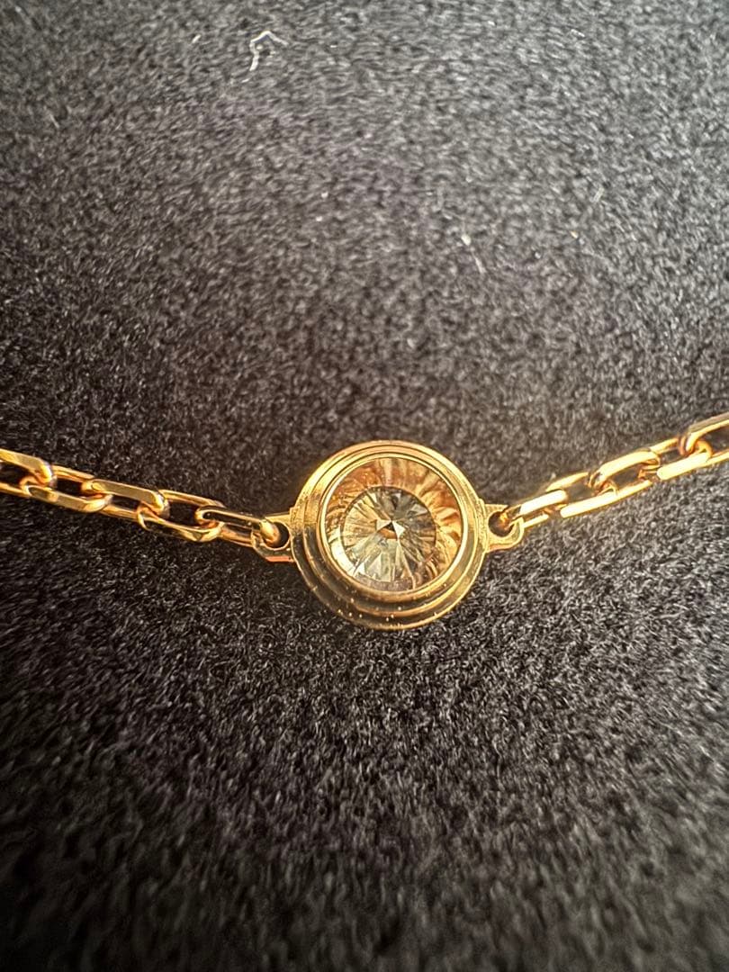 美品　カルティエ　ダムールLM　ブレスレット　K18PG　B6063017