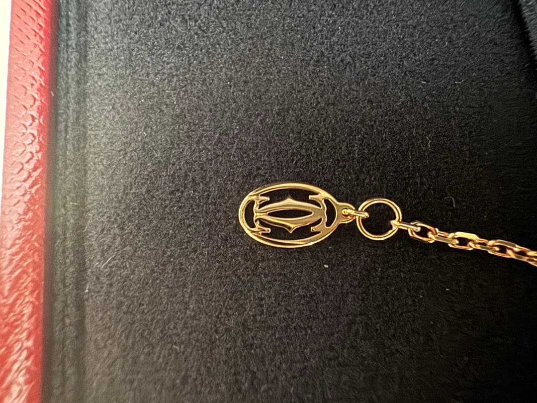 美品　カルティエ　ダムールLM　ブレスレット　K18PG　B6063017