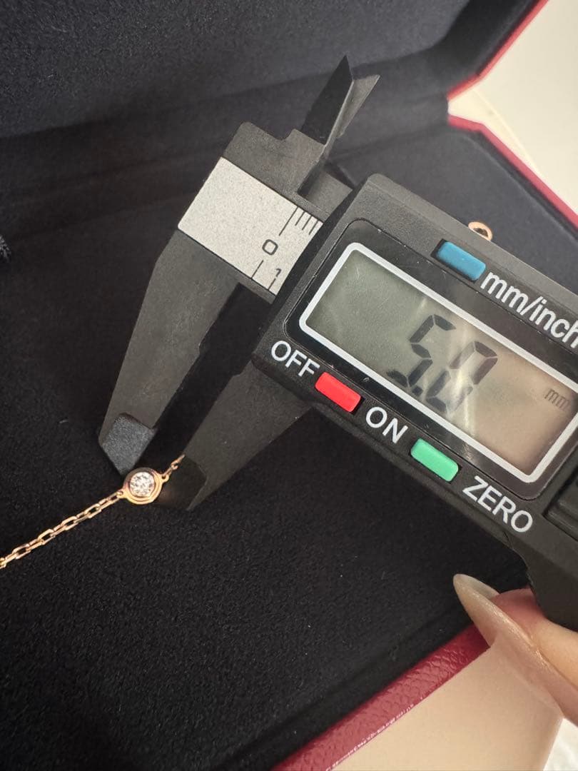 美品　カルティエ　ダムールLM　ブレスレット　K18PG　B6063017