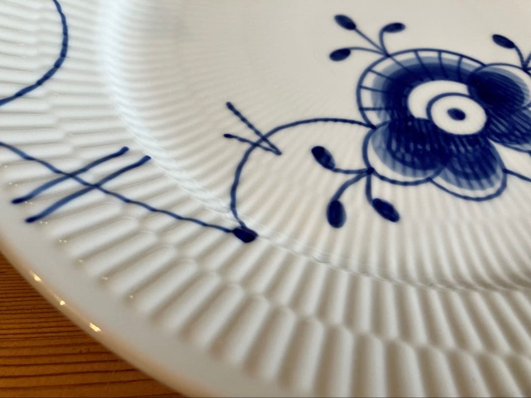 ロイヤルコペンハーゲン　ブルーフルーテッドメガ27ディナープレート×2