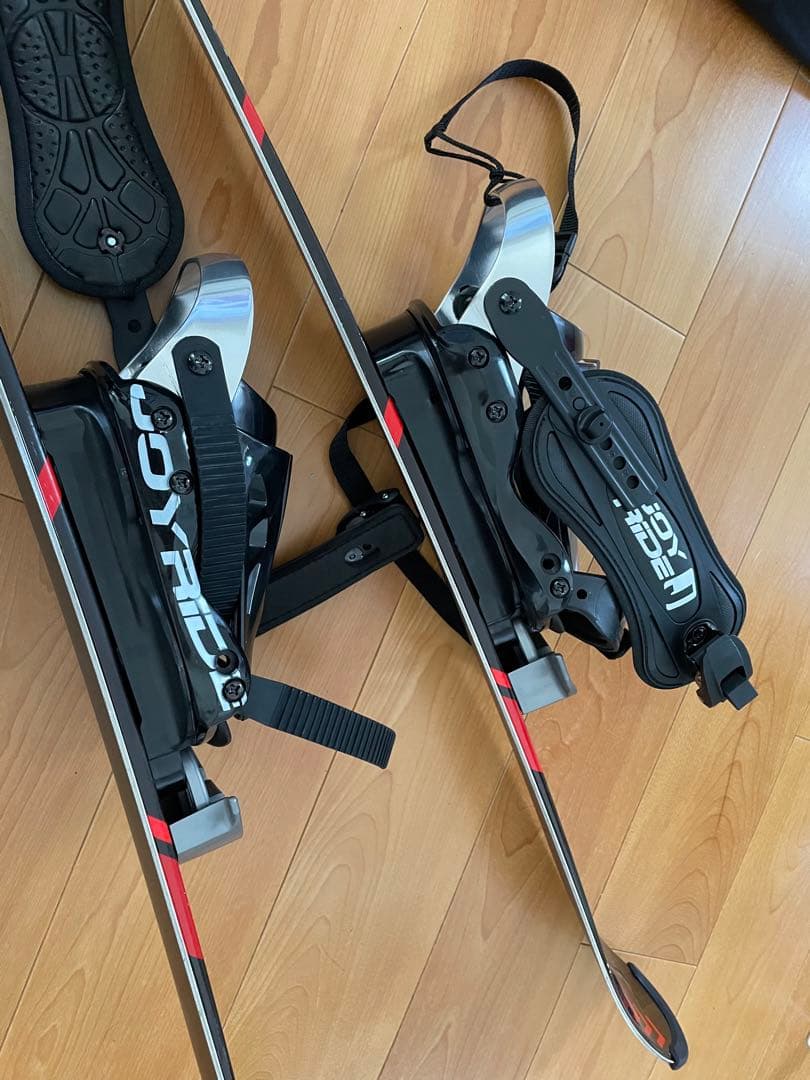 再値下JOYRIDEショートスキー +プレート+ビンディング+ブーツ+ケース5点