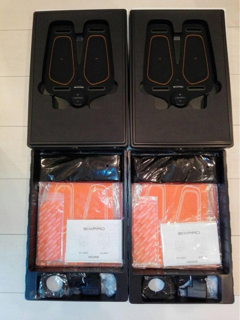 「専用」レッグベルト 充電式×２台セット　SIXPAD シックスパッド　正規品