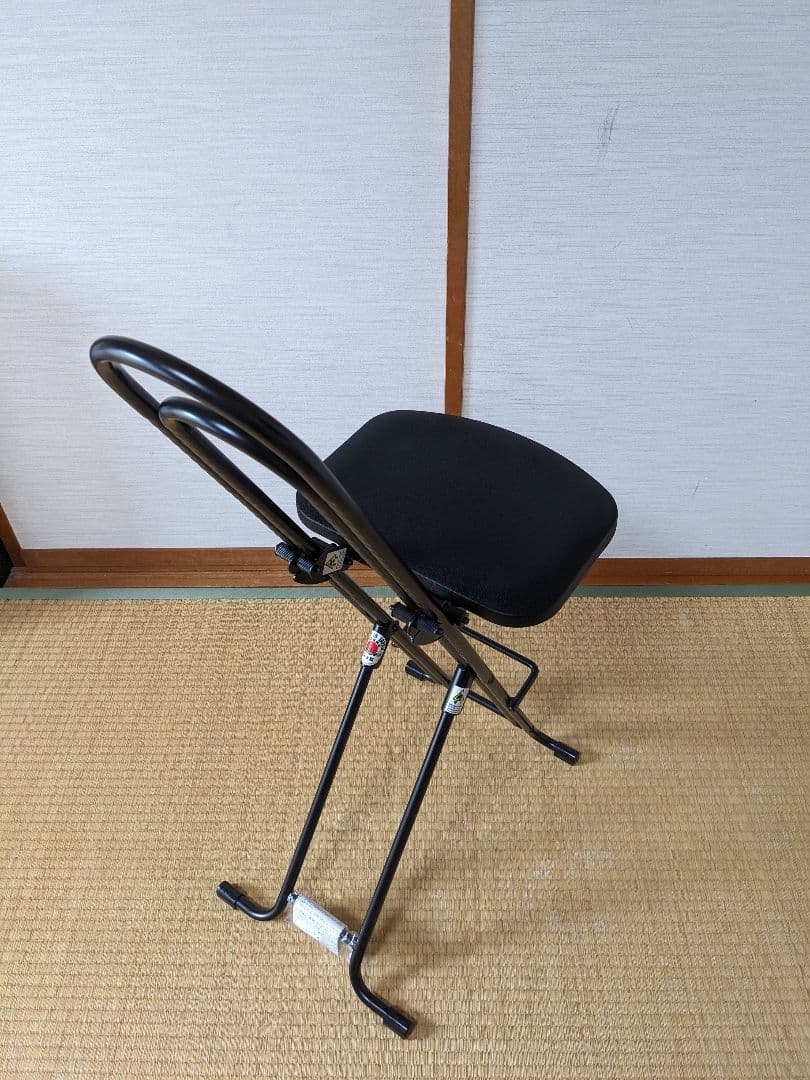 【ほぼ未使用】ルネセイコウ製「ベストワークチェア」ブラック LP-800