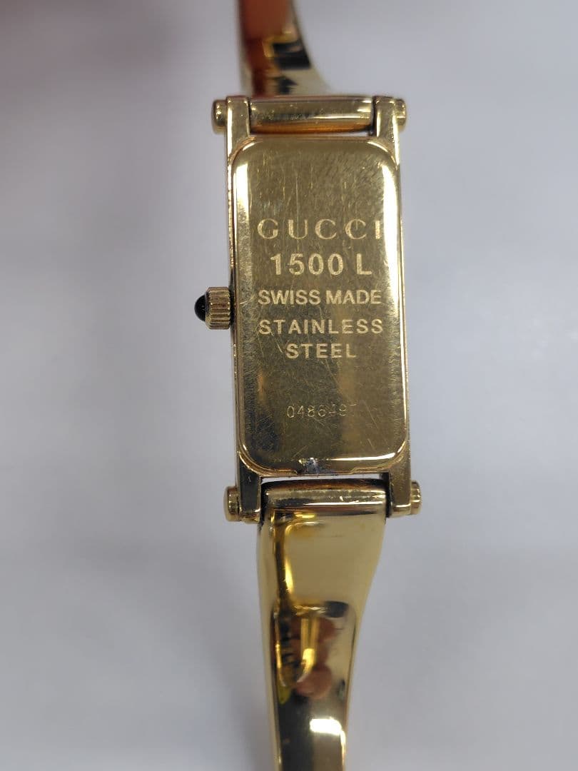 GUCCI 1500L ゴールド シェル 電池交換済 動作中