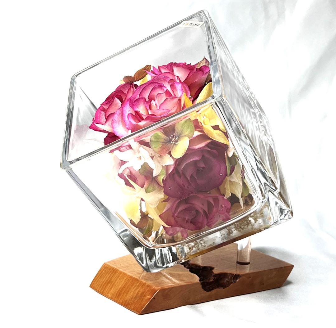 ガラス　花瓶　キューブ　16個　フラワーベース