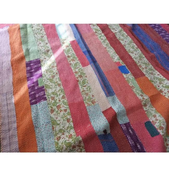 No7　ビンテージ　ラリーキルト　カンタキルト　リバーシブル