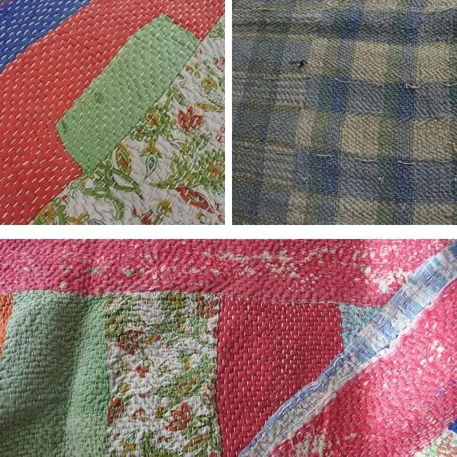 No7　ビンテージ　ラリーキルト　カンタキルト　リバーシブル