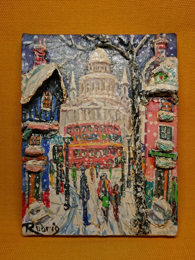 西洋美術　アート　油絵　立体　絵画　置物　インテリア　工芸品　美術品　A1473