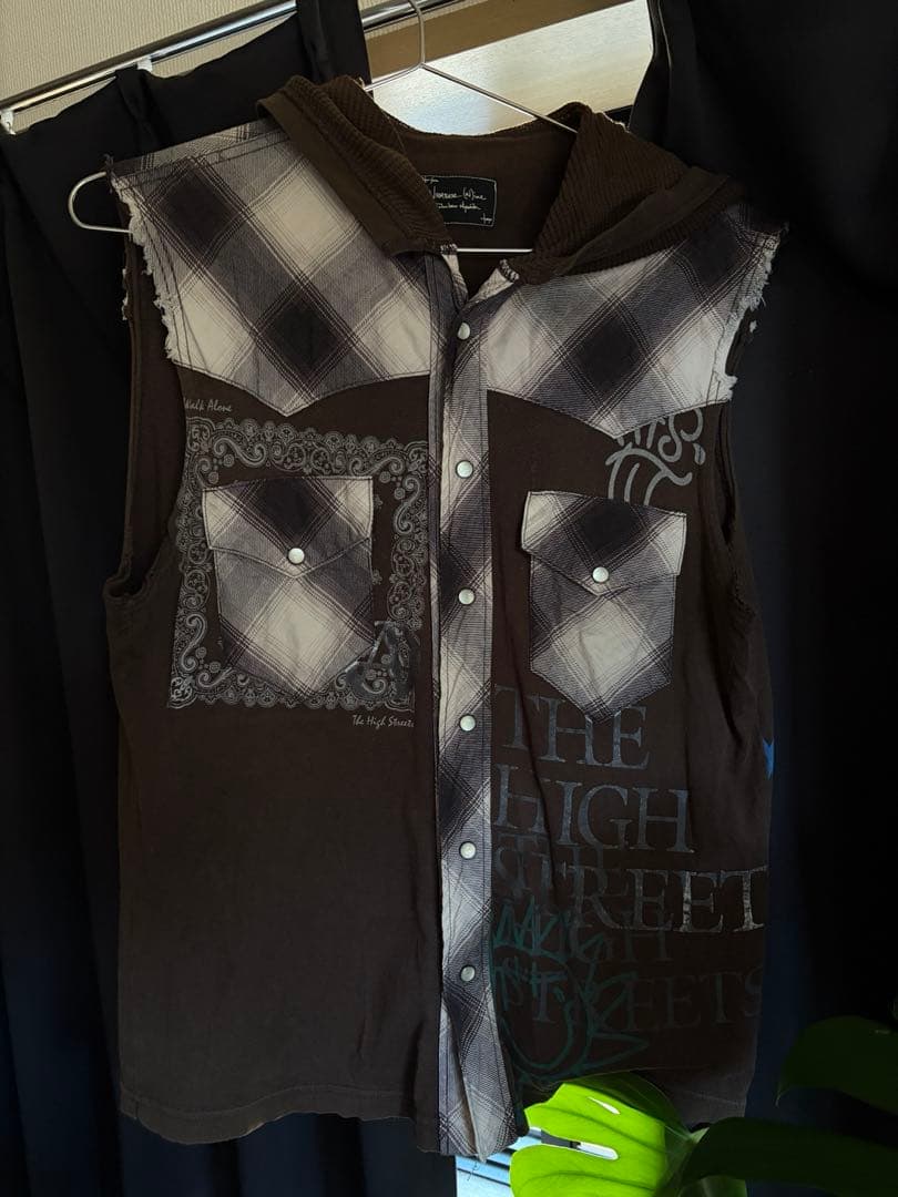 NUMBER (N)INE ノースリーブ パーカー 宮下期