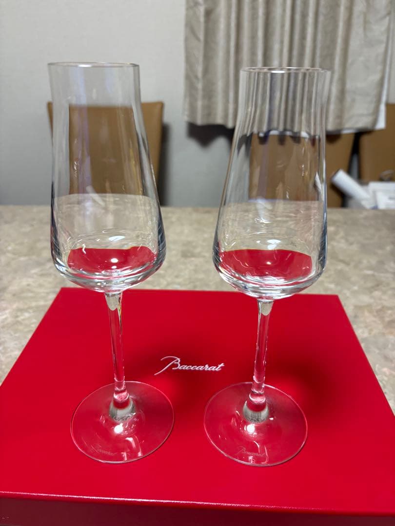 【新品】バカラ　シャンパングラス　2脚セット
