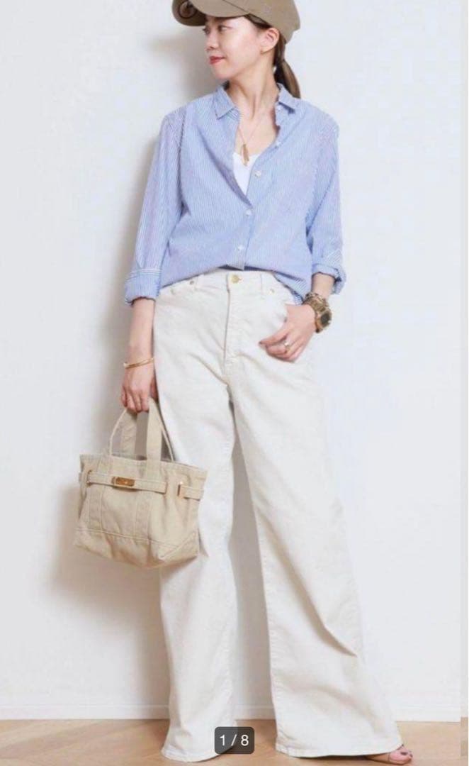 先約品です⚠️ SURT サートMANNISH BAGGY デニム(WHITE)