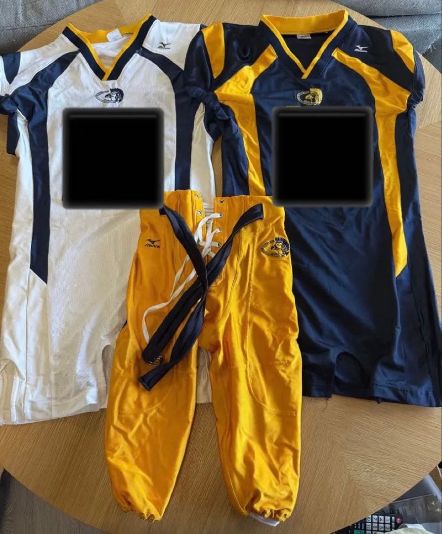 明治大学アメフト部グリフィンズ　ユニフォーム3点セット