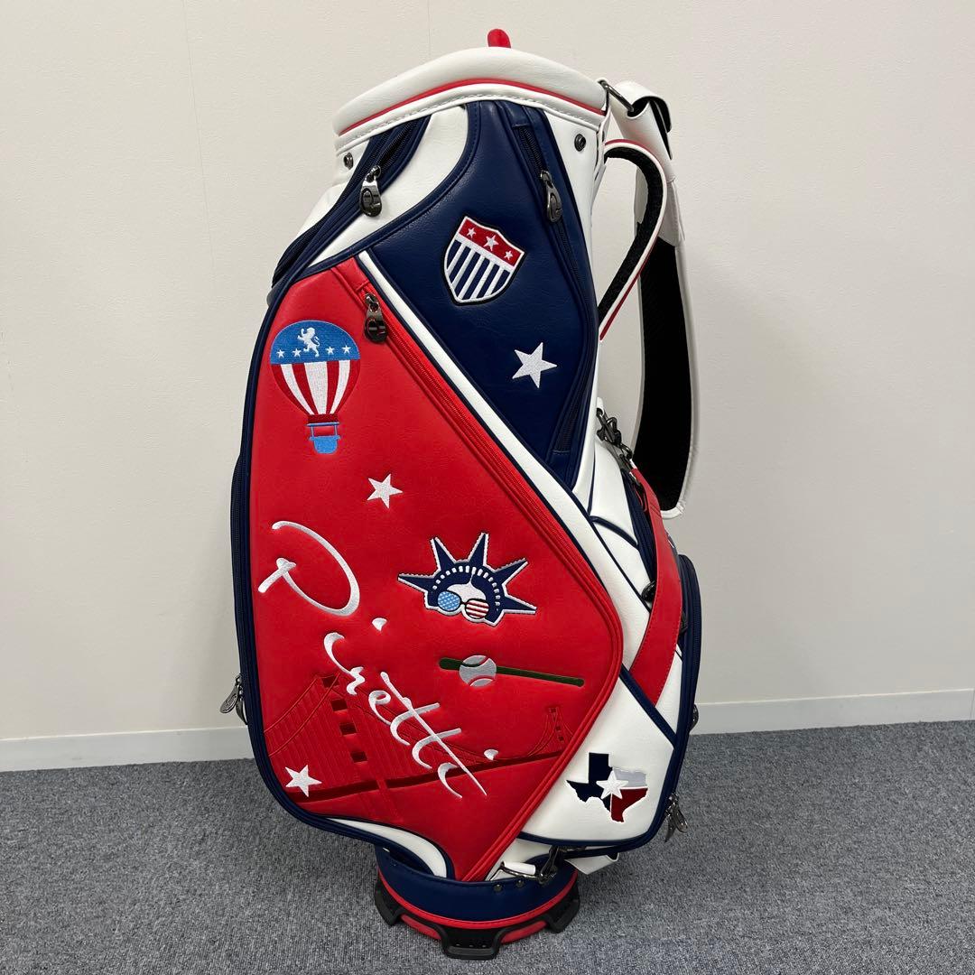 ピレッティ キャディバッグ Piretti トリコロールカラー