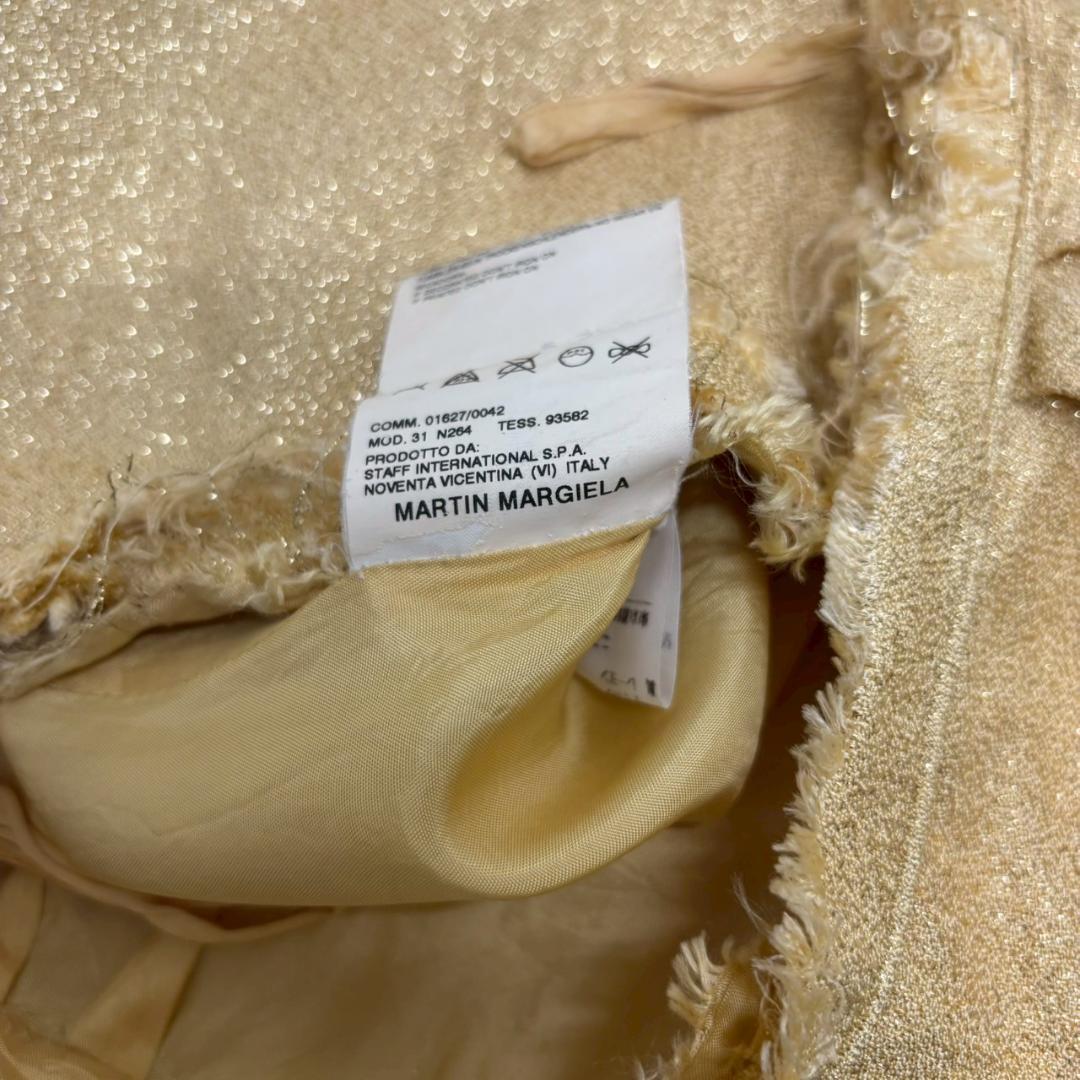 マルタンマルジェラ シャンパンゴールド スカート イタリア製 N1132