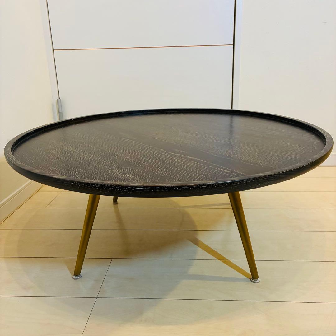 【状態良好】クラッシュゲート ノットアンティークス バーク コーヒーテーブル