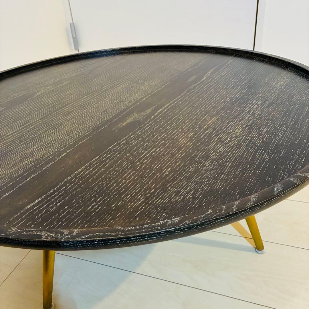 【状態良好】クラッシュゲート ノットアンティークス バーク コーヒーテーブル