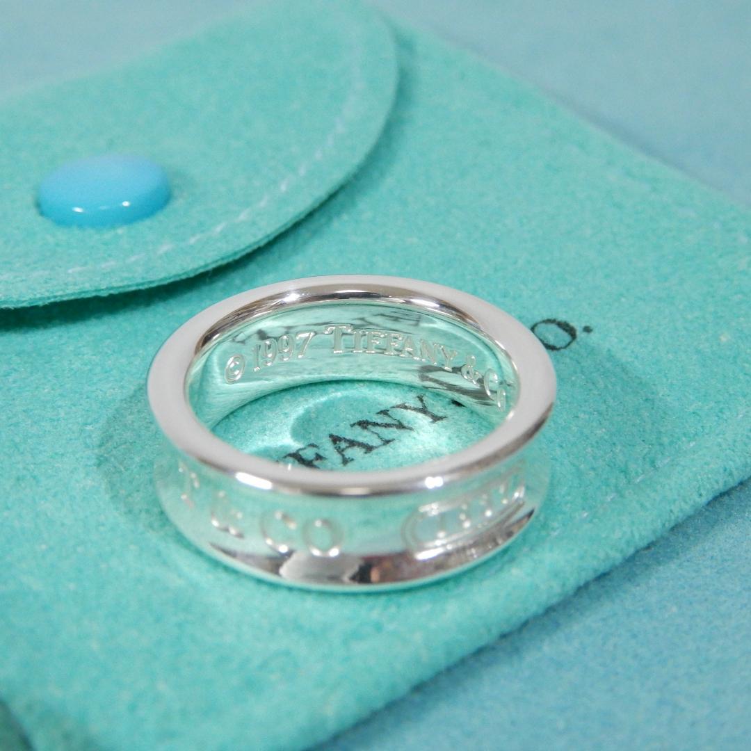 TIFFANY ティファニー　ナロー リング　13号　1837　シルバー　A15
