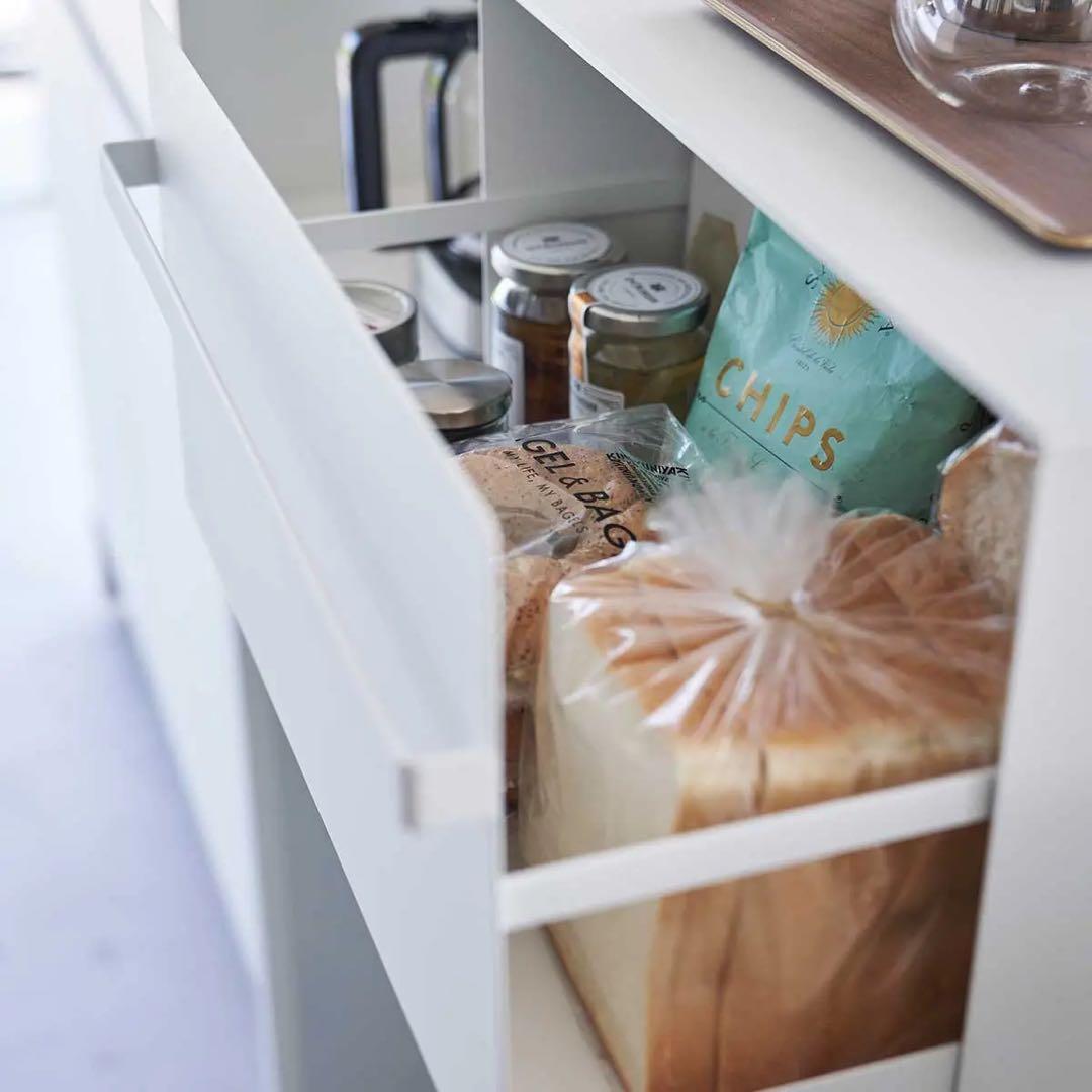 山崎実業 ブレッドケース 引き出し型2段 タワー tower