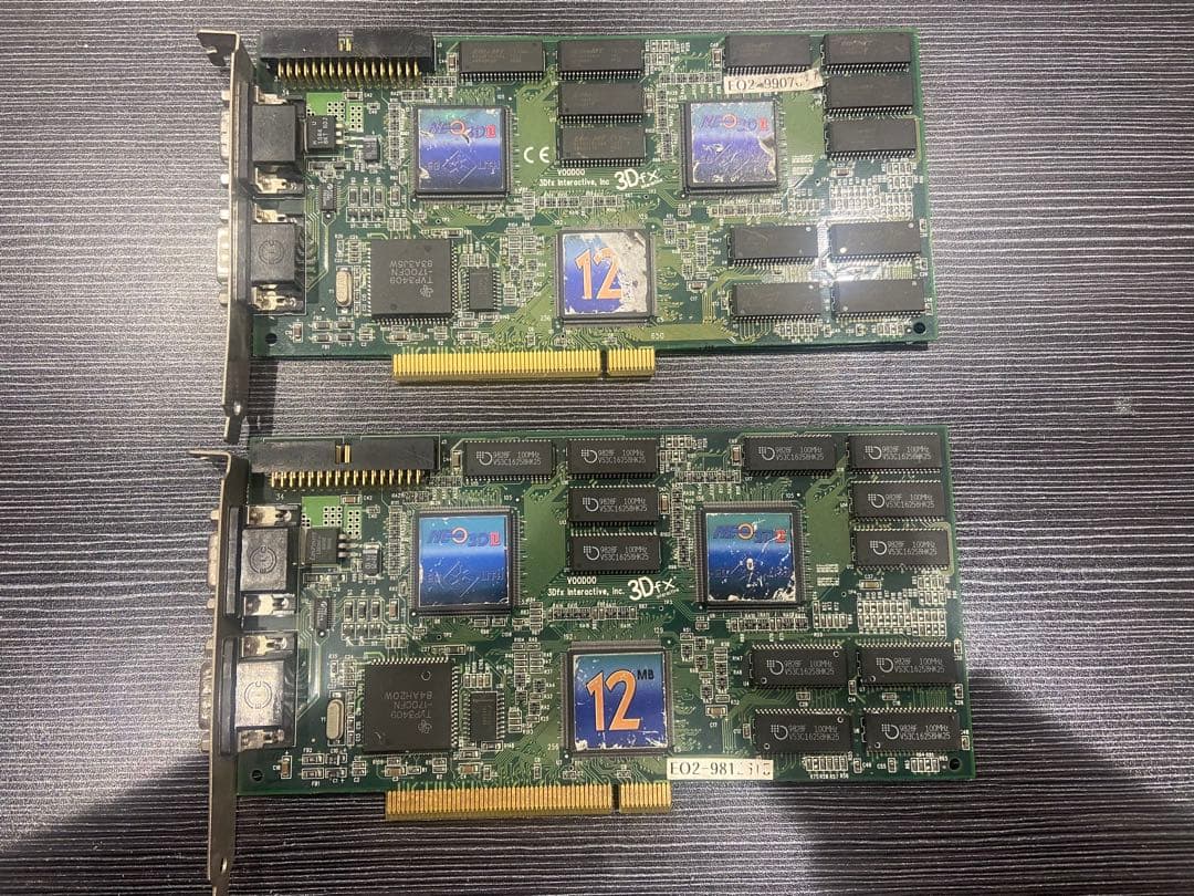 3Dfx Voodoo2 不動品2枚セット NEO3DII