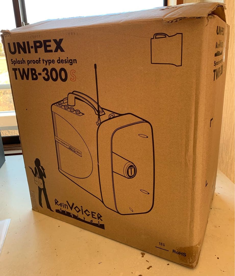 【Used goods】ワイヤレスマイク付きスピーカー選挙・防災、地域行事等最適