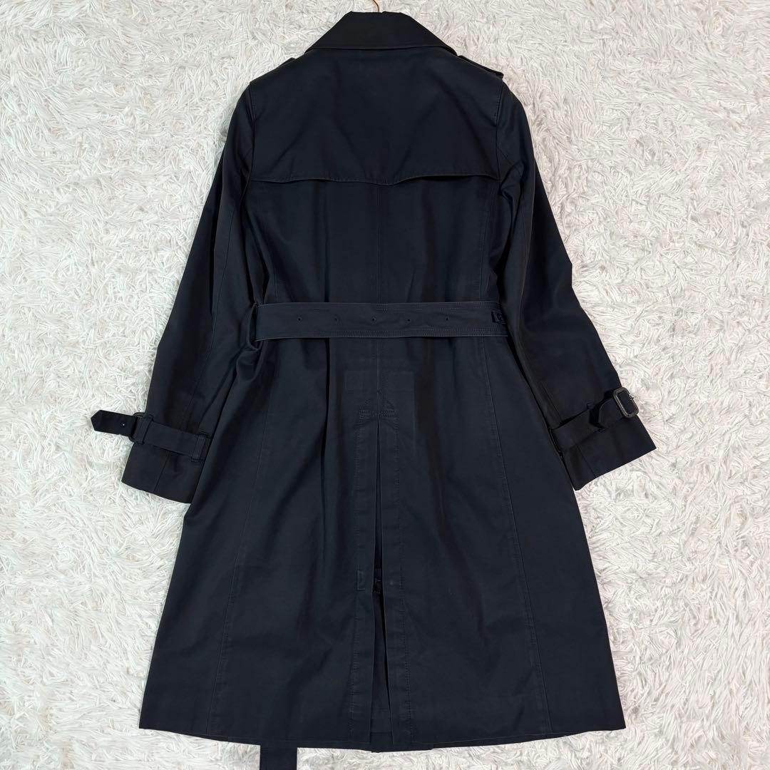 マッキントッシュロンドン トレンチコート ライナー付 チェック 2way 黒紺