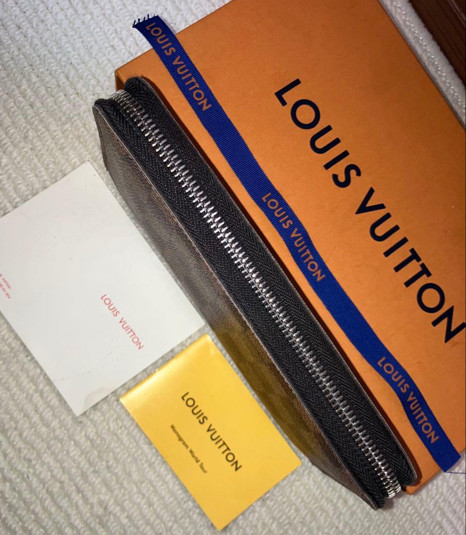 良品/LOUIS VUITTON ダミエ グラフィット ジッピー ヴェルティカル