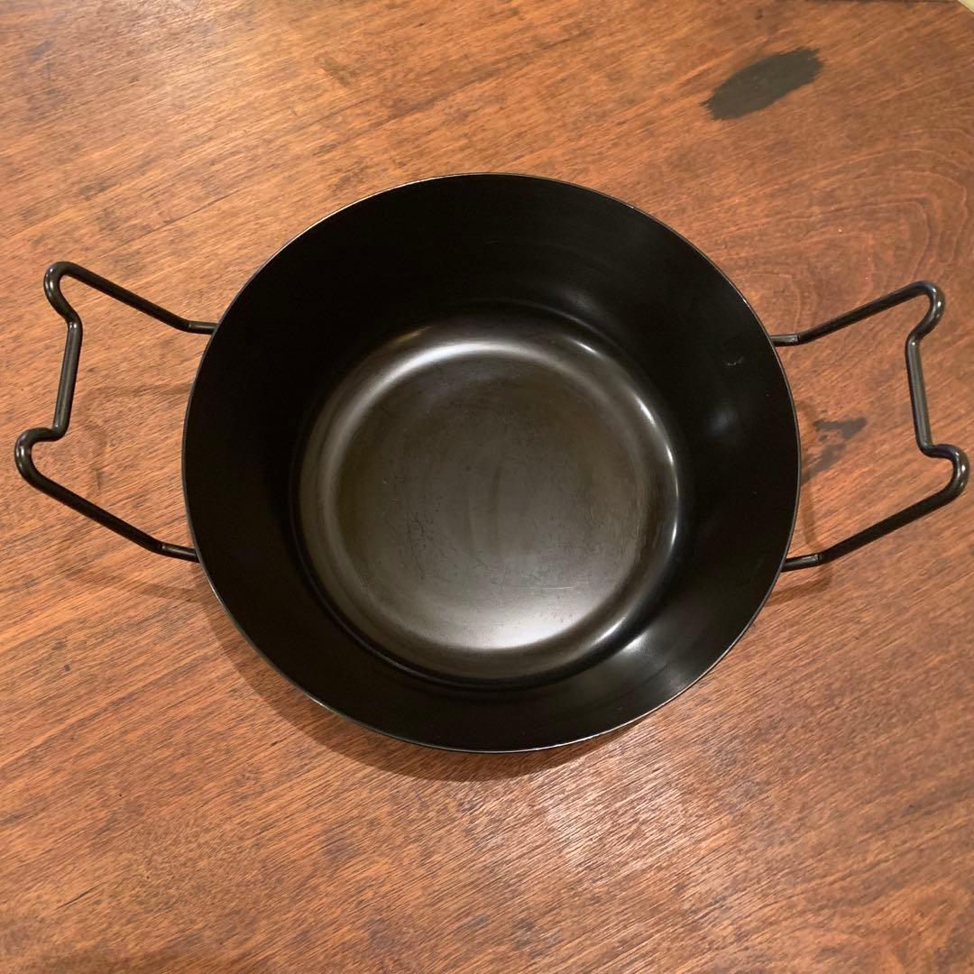 ラバーゼ揚げ鍋22cm 3点セット 油はね防止ネット　揚げカゴ付き