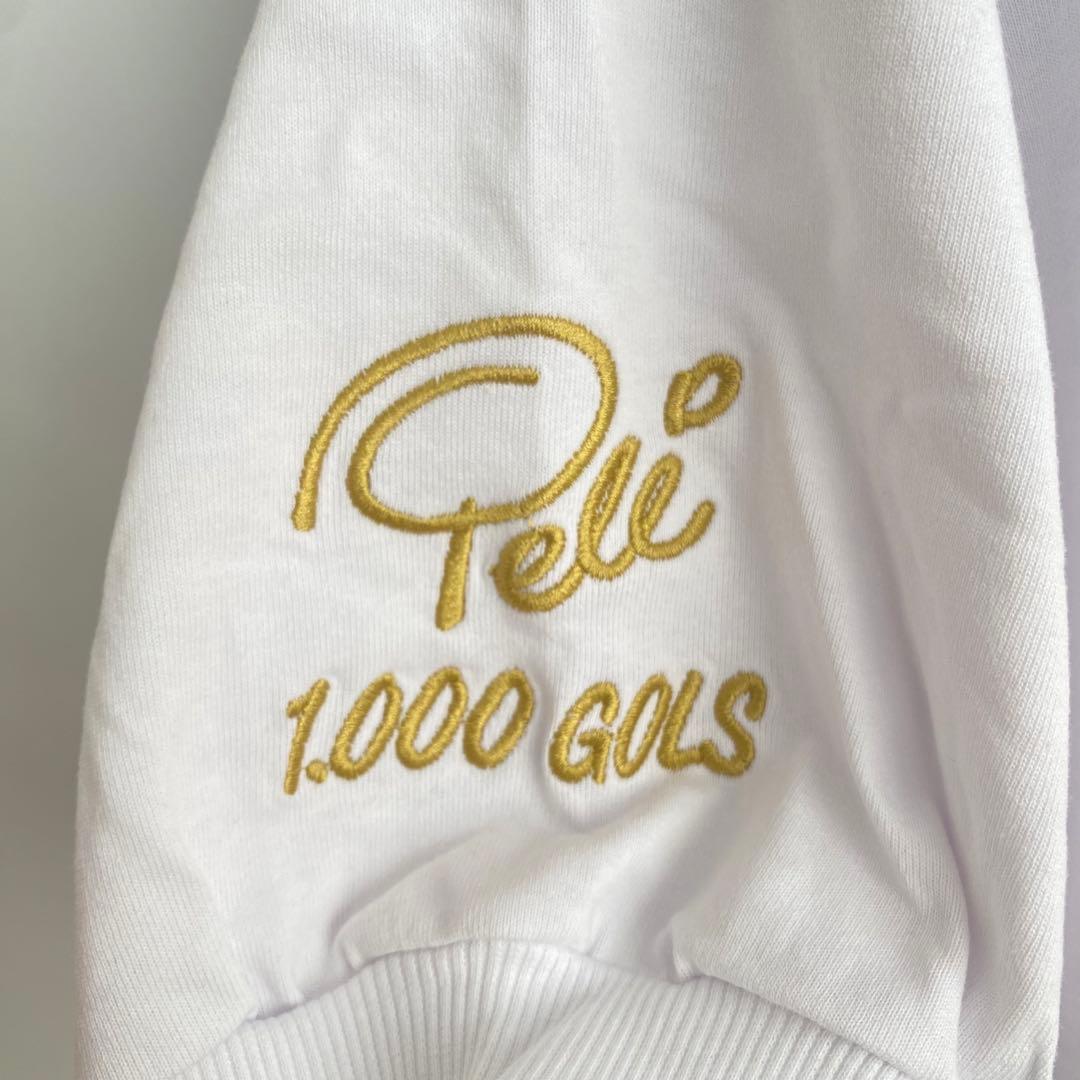 SANTOS FCサントスサッカーTシャツ ホワイト 10番ペレ 訳あり特価