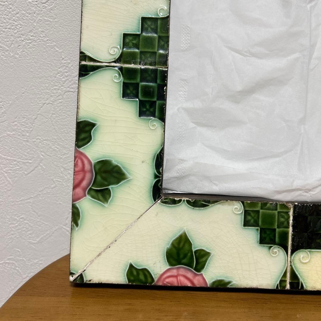 マジョリカタイル　ビンテージインドミラー