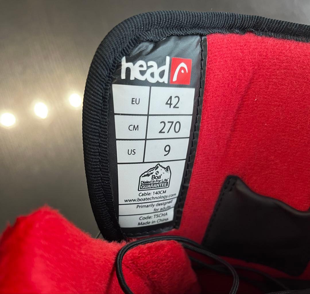 スノーボードブーツ　ヘッド　HEAD BOAシステム　27センチ