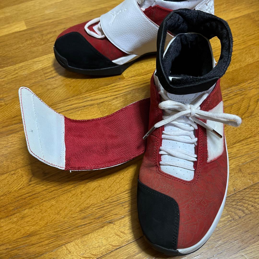 エアジョーダンAirJordan xx20 US8.5 20周年記念モデル白赤黒