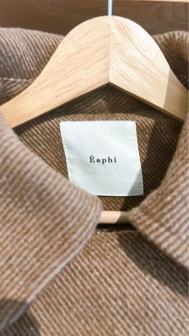 eaphi gunpatch waist mark long coat ポスカ付
