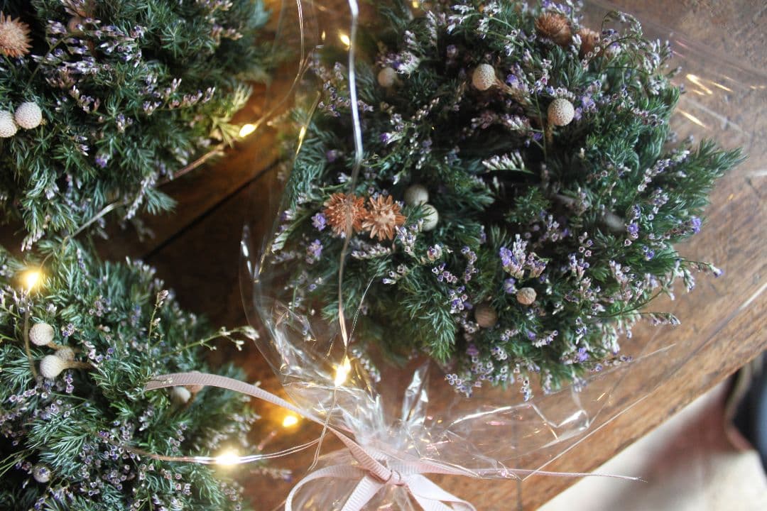 xsブルーバードのXmasリース/生花/インテリア/ギフト