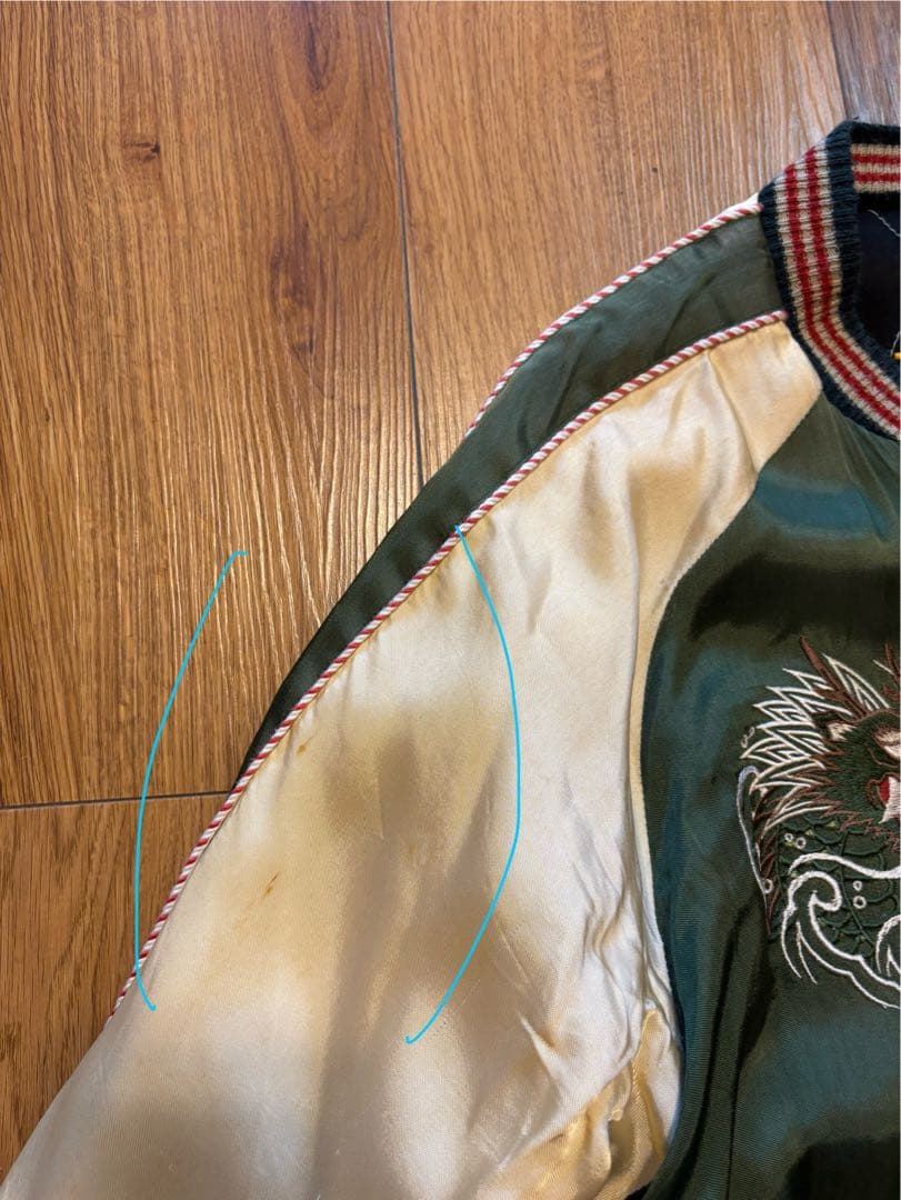 クロップドヘッズ　スカジャン　風神　雷神　CROPPED HEADS