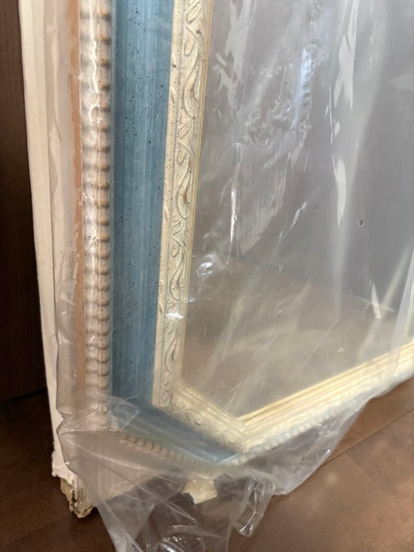 鏡 ミラー 壁掛け鏡 壁掛けミラー ウォールミラー イタリア製　80cm