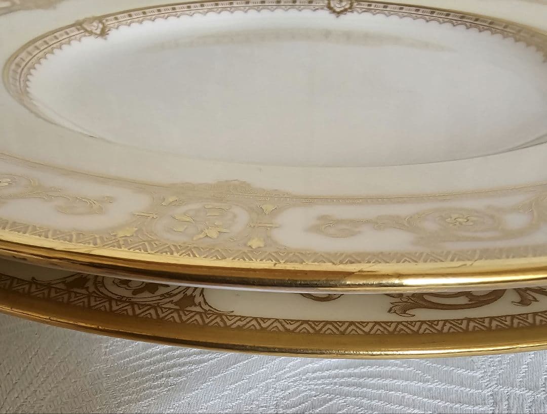 オールドミントンディナープレート２枚