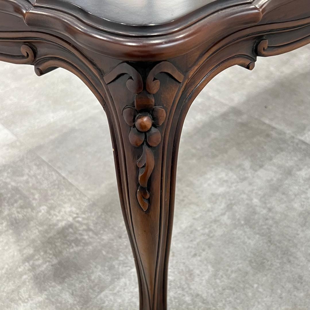 廃盤希少品 karimoku domani ルイXV ローテーブル 彫刻美