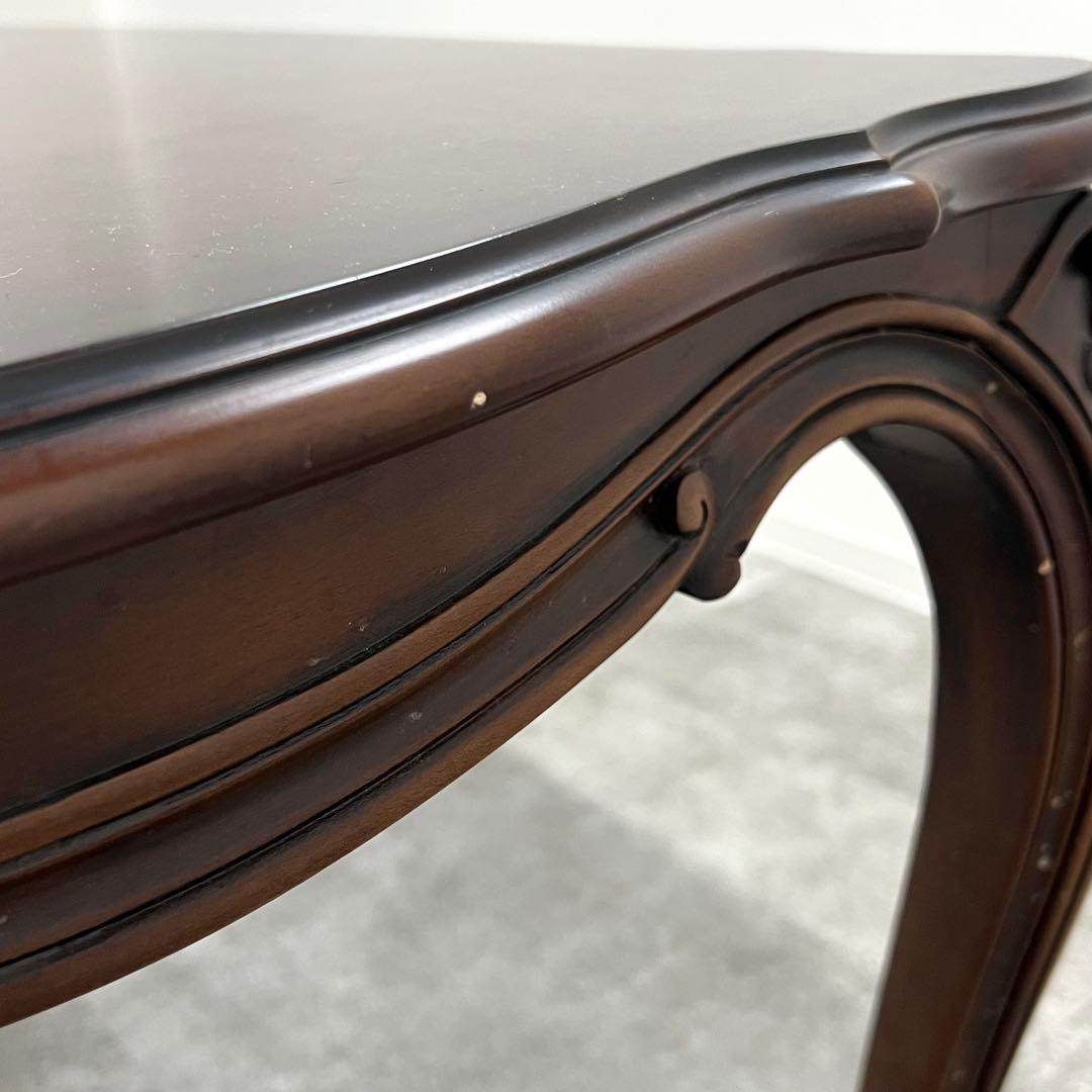 廃盤希少品 karimoku domani ルイXV ローテーブル 彫刻美