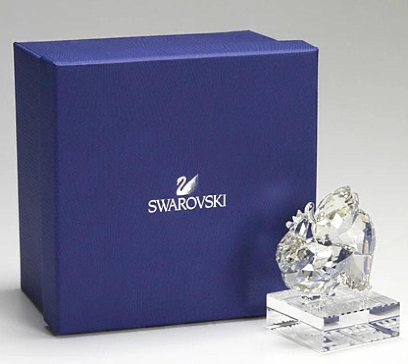 希少 廃盤 スワロフスキー クリスタル 干支  酉 ニワトリ 鶏 オブジェ 置物