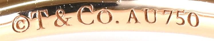 【新品仕上げ済】TIFFANYティファニー Tワイヤーローズゴールドリング