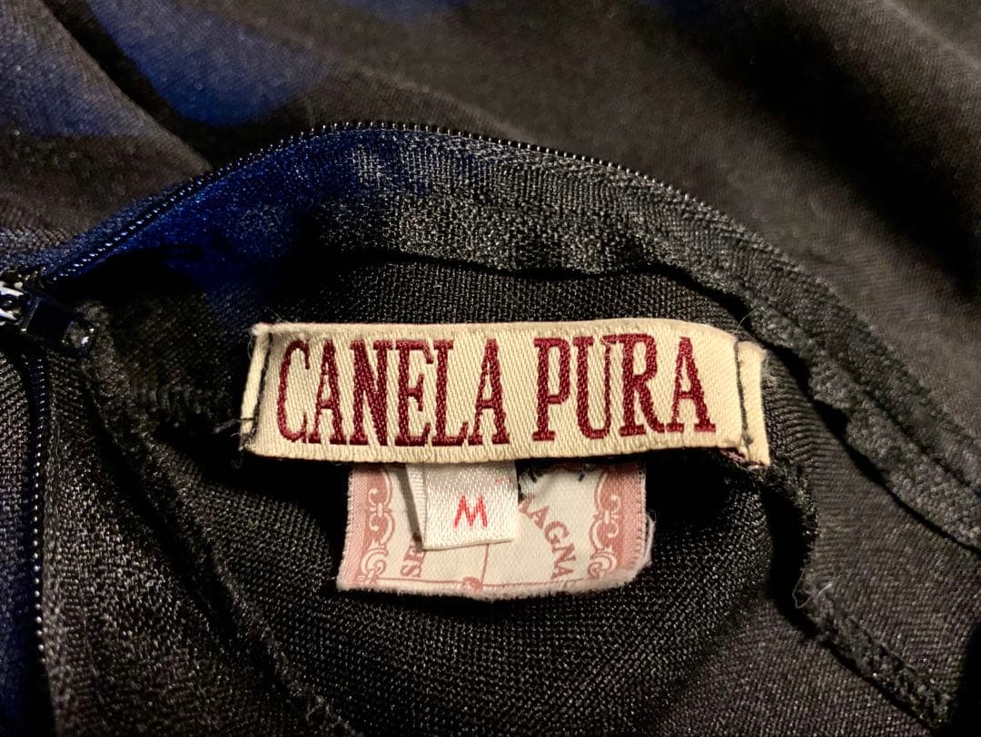 フラメンコ 衣装　CANELAPURAバタデコーラ　サイズM 黒 ✖️赤