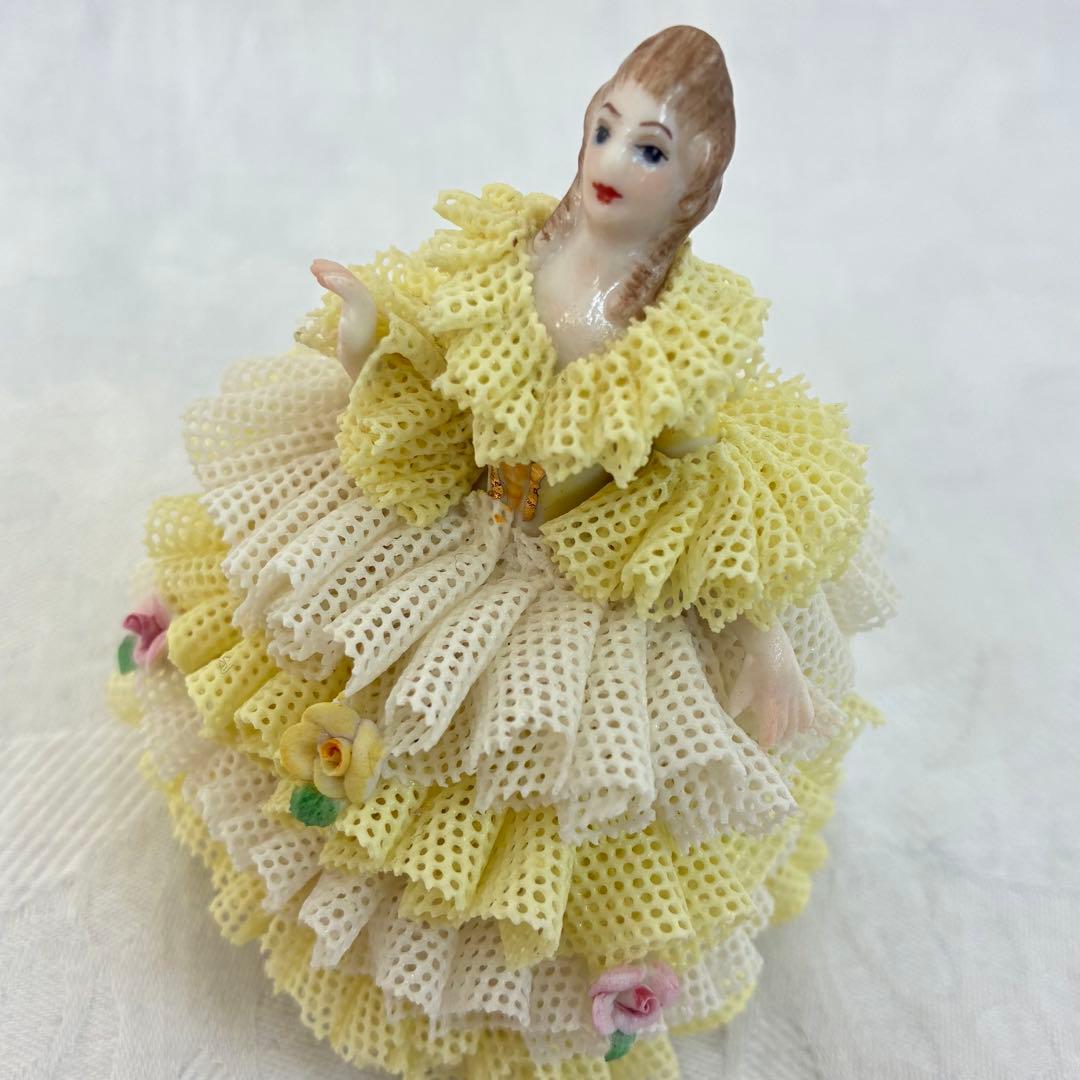 専用　アイリッシュドレスデン レース陶器人形 \"Rosa\" 3体セット③