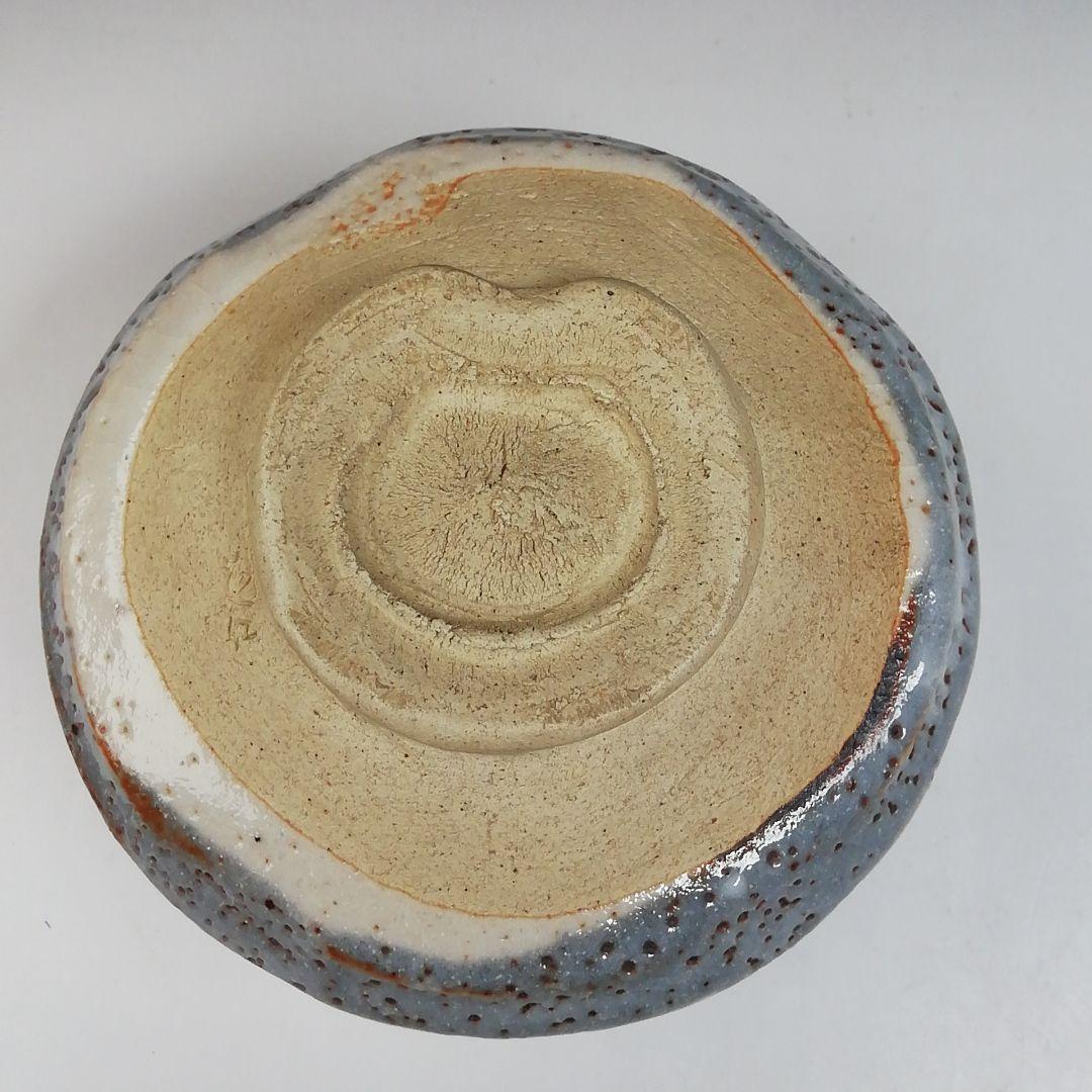 Ｔ６９４　茶碗　『鼡志野』『桃山窯　林英二 造』　共箱　抹茶碗　茶道具