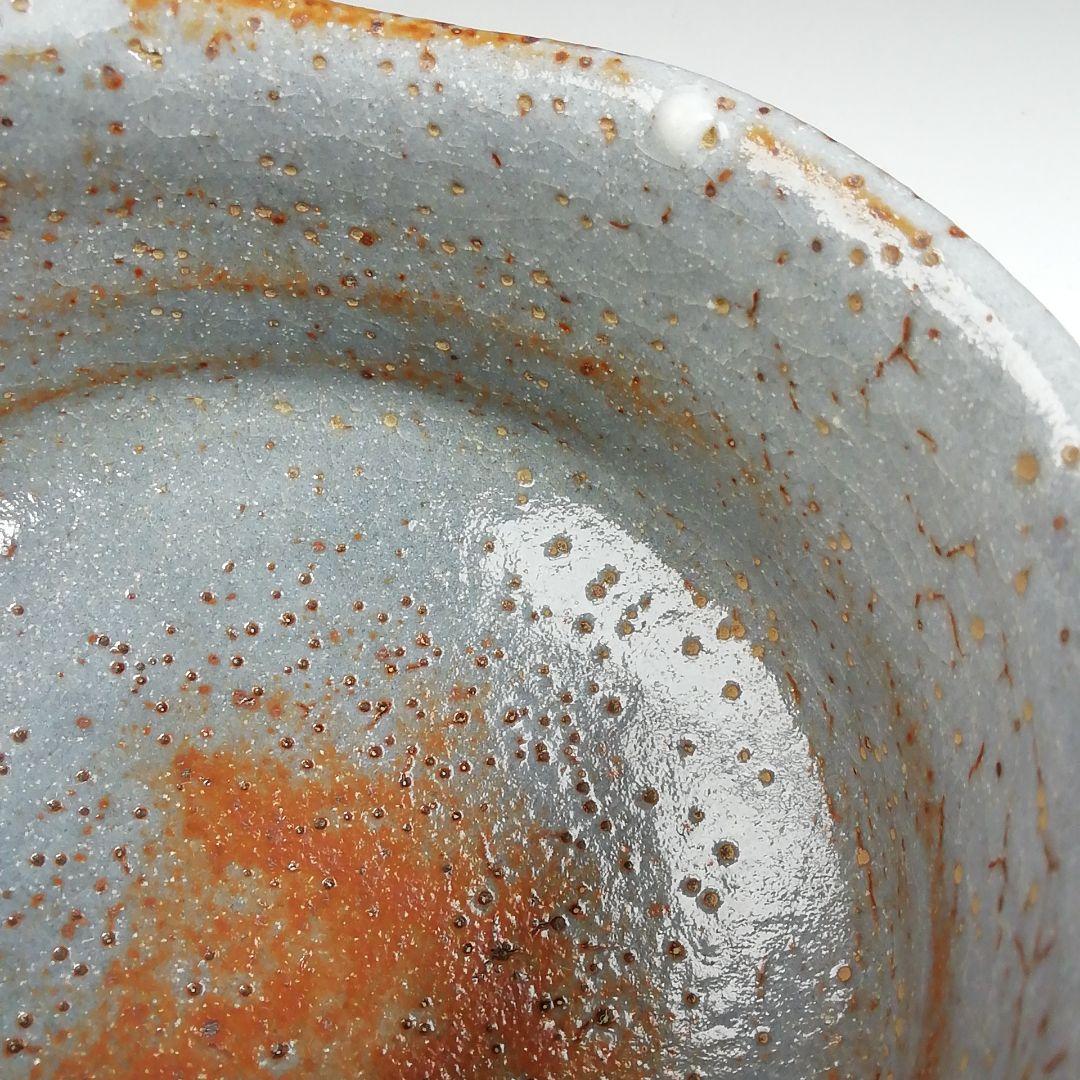 Ｔ６９４　茶碗　『鼡志野』『桃山窯　林英二 造』　共箱　抹茶碗　茶道具