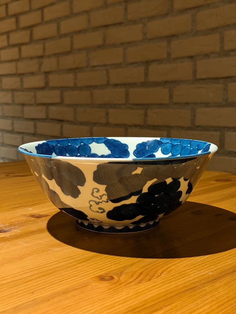 大明成化年製　葡萄　深皿　大鉢　明時代