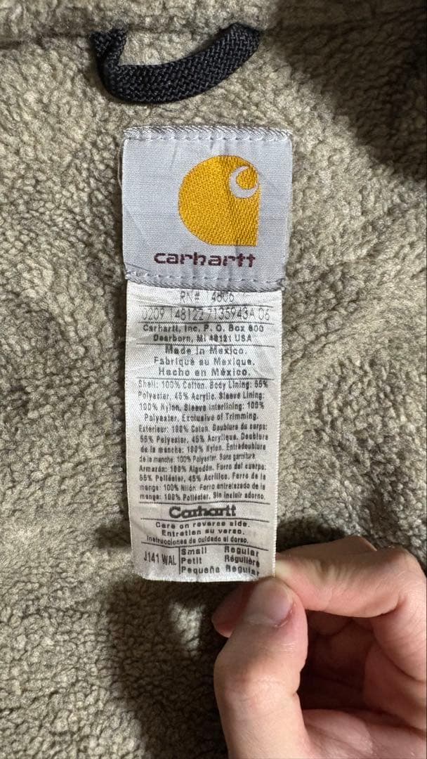 購*ル様 Carhartt フード付きジャケット グレー