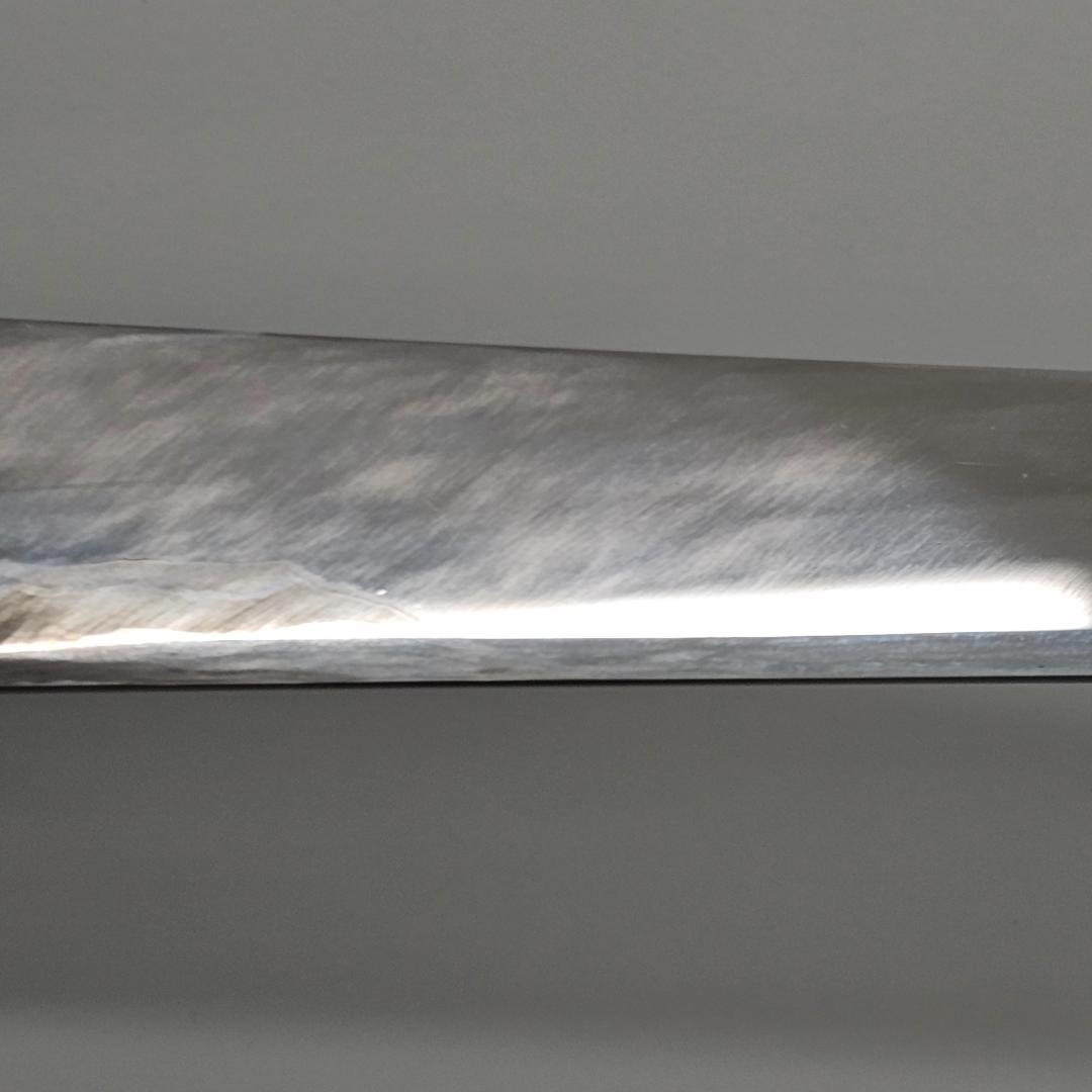 【希少】重房作 柳刃包丁 尺 鍛地/美しい刃文・鞘付木箱