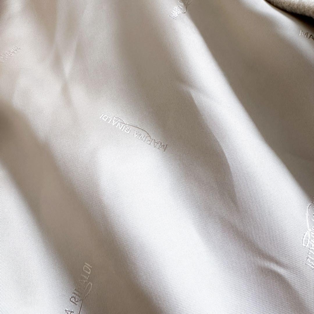 マリナリナルディ / ウールカシミヤ ロングコート ベージュ カシミア