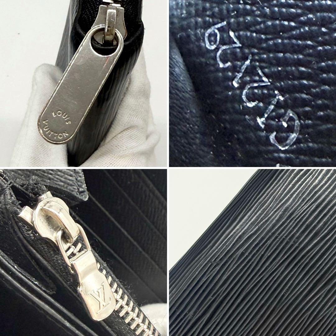 美品 ルイヴィトン エピ 新型 現行型 ジッピーウォレット 長財布 ノワール 黒