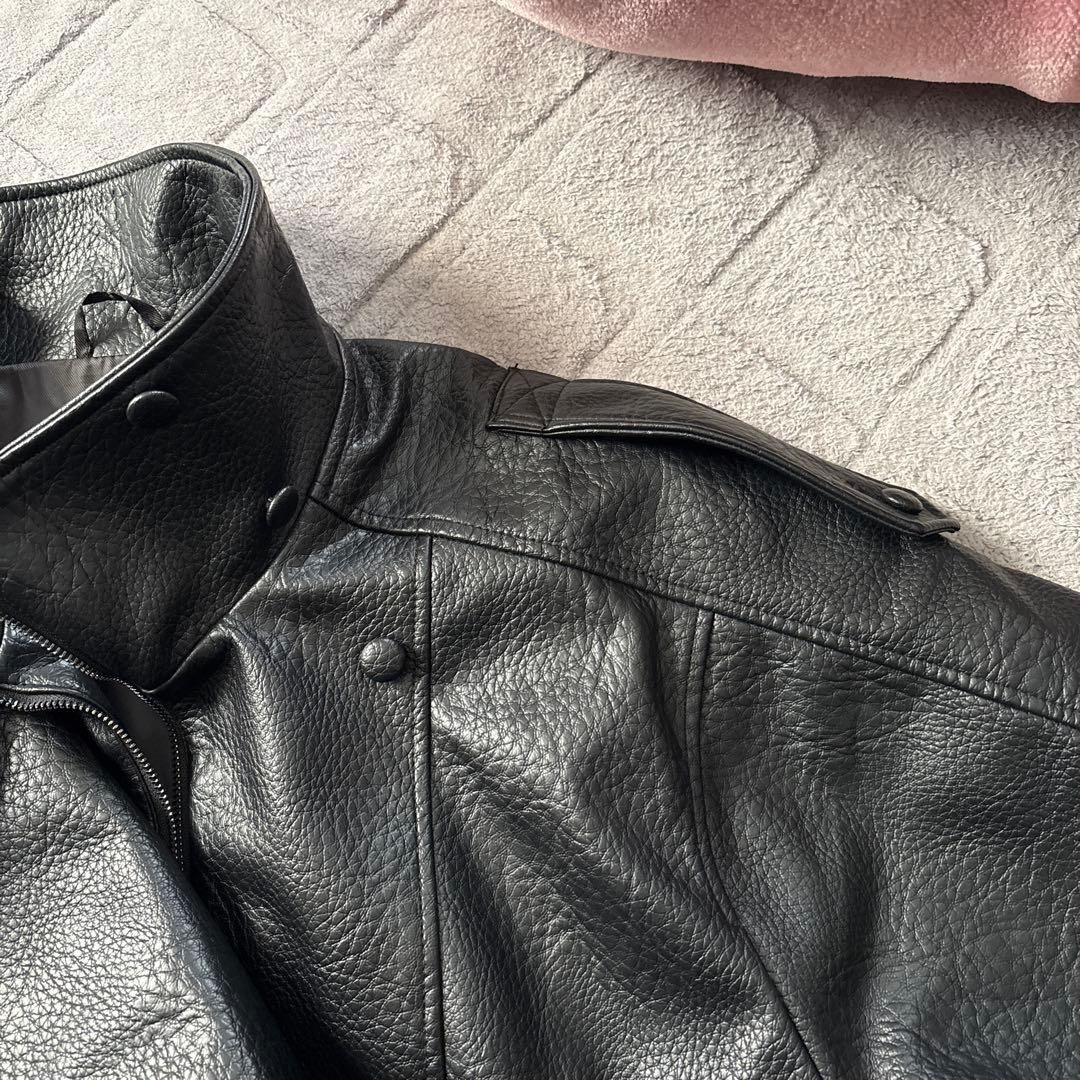 ⚠️a⚠️ ブラック ライダースジャケット